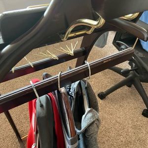 Wood valet